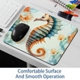 thumbnail image 6 of Sea Horse Square Non-Slip Rubber Bottom Printed Desk Mat Mousepad for Office and Gaming - 8.3x9.8 Inch, 6 of 6