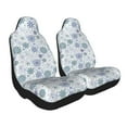 thumbnail image 2 of Salouo Retro ice blue snowflakes Pattern Car Seat Covers,Universal Car Seat Protectors Easy to Install Car Cover Car Accessories Auto/rucks/Van/SUV-1, 2 of 9