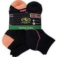 thumbnail image 7 of Athletic Works Girls Ankle Socks, 10 Pack, Sizes S-L, 7 of 7