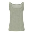 thumbnail image 6 of XuJwPNcy Tank Tops for Women Square Neck Slim Textured Basic Shirts Sleeveless Going out Trendy Summer Tshirts, 6 of 6