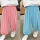 thumbnail image 3 of Odeerbi 2-12 Años Niños Niñas 2 Pcs Modal Sweatpants Entrenamiento de Verano Deportes Jogger Pantalones Respirables Joggers Casuales Sueltos, 3 of 4