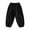 E077-Black, variant on hengsof Girls Fashion Solid Color Casual Jogger Pants Summer Lightweight Drawstring Pocket Sweatpants for Kids 12 Months-11 Years