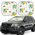 thumbnail image 2 of Picia Dinosaur on Excavator 2 Piece Car Windshield Sun Shade Foldable | Foldable Sun Shield for Front Window Blocks UV Rays and Keeps Your Vehicle Cool-Small, 2 of 7