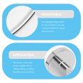 thumbnail image 4 of OULII 3 Pcs Curved Shower Rod Stainless Steel Stretchable for Bathroom Use, 4 of 5