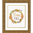 thumbnail image 1 of Robinson, Tamara 12x14 Gold Ornate Wood Framed with Double Matting Museum Art Print Titled - Happy Fall, 1 of 4