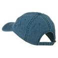 thumbnail image 3 of Number 1 Dad with Necktie Embroidered Washed Cap - Navy OSFM, 3 of 5
