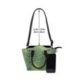 thumbnail image 5 of Single Shoulder Bag Rivet Bag 7.48×7.48×3.94in Removable Shoulder Belt Can Be Held Or Diagonal Across A Variety Of Matching Styles Snake Skin Print Style Lightgreen_4, 5 of 6