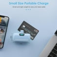 thumbnail image 5 of Small Portable Charger for iPhone,Upgraded 5000mAh PD Fast Charging Power Bank,Mini Battery Pack Backup Charger Compatible with iPhone 14/14 Pro Max/13/13 Pro/12 Pro/11/XS/XR/X/8/7/6 etc-Black, 5 of 7