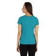 thumbnail image 4 of Inkmeso T-Shirt Basique Uni à Manches Courtes pour Femmes, Col en V, T-Shirt Décontracté avec Poche Appliquée, 4 of 7