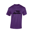 thumbnail image 2 of Respect My Tshirt - Aquarius Zodiac Sign Graphic T-Shirt, Astrology Symbol Design, Crew Neck, Purple, XL, 2 of 5