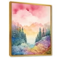 thumbnail image 2 of Designart "Peak'S Colorful Majesty" Rainbow Floater Framed Canvas Prints, 2 of 5