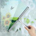 thumbnail image 4 of Clean Stainless Steel Window Squeegee Shower Squeegee Lightweight Shower Squeegy Cleaner Portable Car Glass Cleaner, 4 of 5