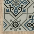 thumbnail image 5 of 2' X 3' Beige Oriental Stain Resistant Indoor Outdoor Area Rug, 5 of 9