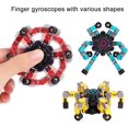 thumbnail image 2 of Divertidos giroscopios transformables con punta de dedo sensoriales Fidget Spinners juguetes para dedo mano Spinner juguete giratorio superior juguete de enfoque juguete para alivi, 2 of 5