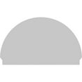 thumbnail image 5 of Ekena Millwork 58"W x 35-3/4"H x 2-3/4"P Half Round Sunburst Architectural Grade PVC Combination Pediment, 5 of 7