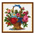 thumbnail image 2 of Patrones de Canasta de Flores Grande Soledad Kits de Punto de Cruz Estampados, 2 of 10