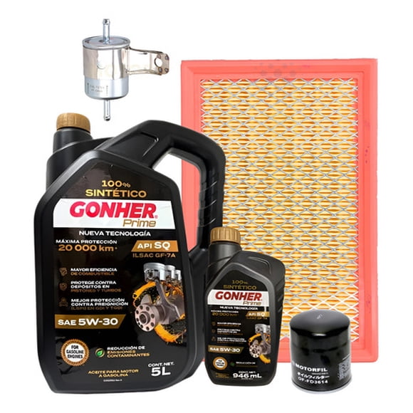 Kit Afinacion Town Country Apv 1990 3.3l Gonher 5w30 Sb
