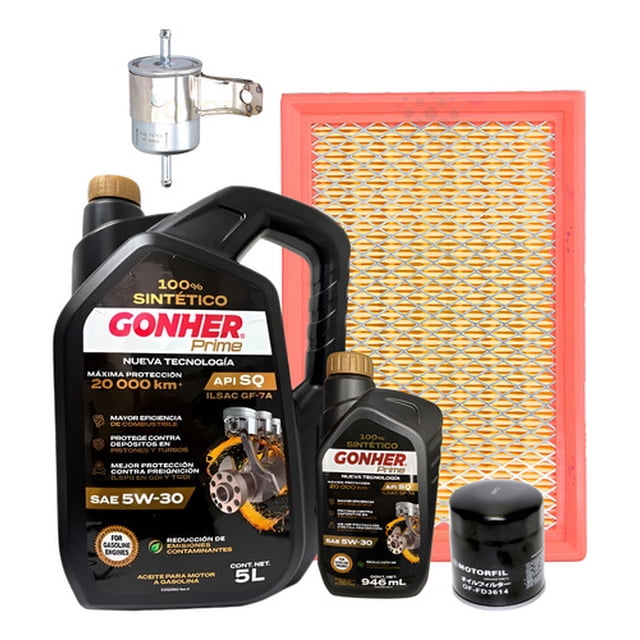 Kit Afinacion Town Country Apv 1990 3.3l Gonher 5w30 Sb
