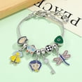 thumbnail image 4 of Pulsera Plateada Muñeca Coraline Libelula Gato Llave Boton, 4 of 5