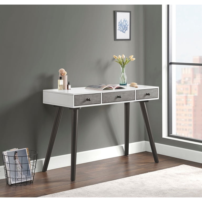 美品 イタリアンモダン コンソールテーブル 1ドロワー W91cm　ポストモダン Martin Svensson Home Mid-Century Modern Cinnamon Vanity/Desk with