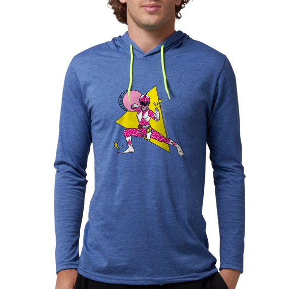 CafePress - Power Rangers Pink Ranger Defen - Mens Hooded Shirt