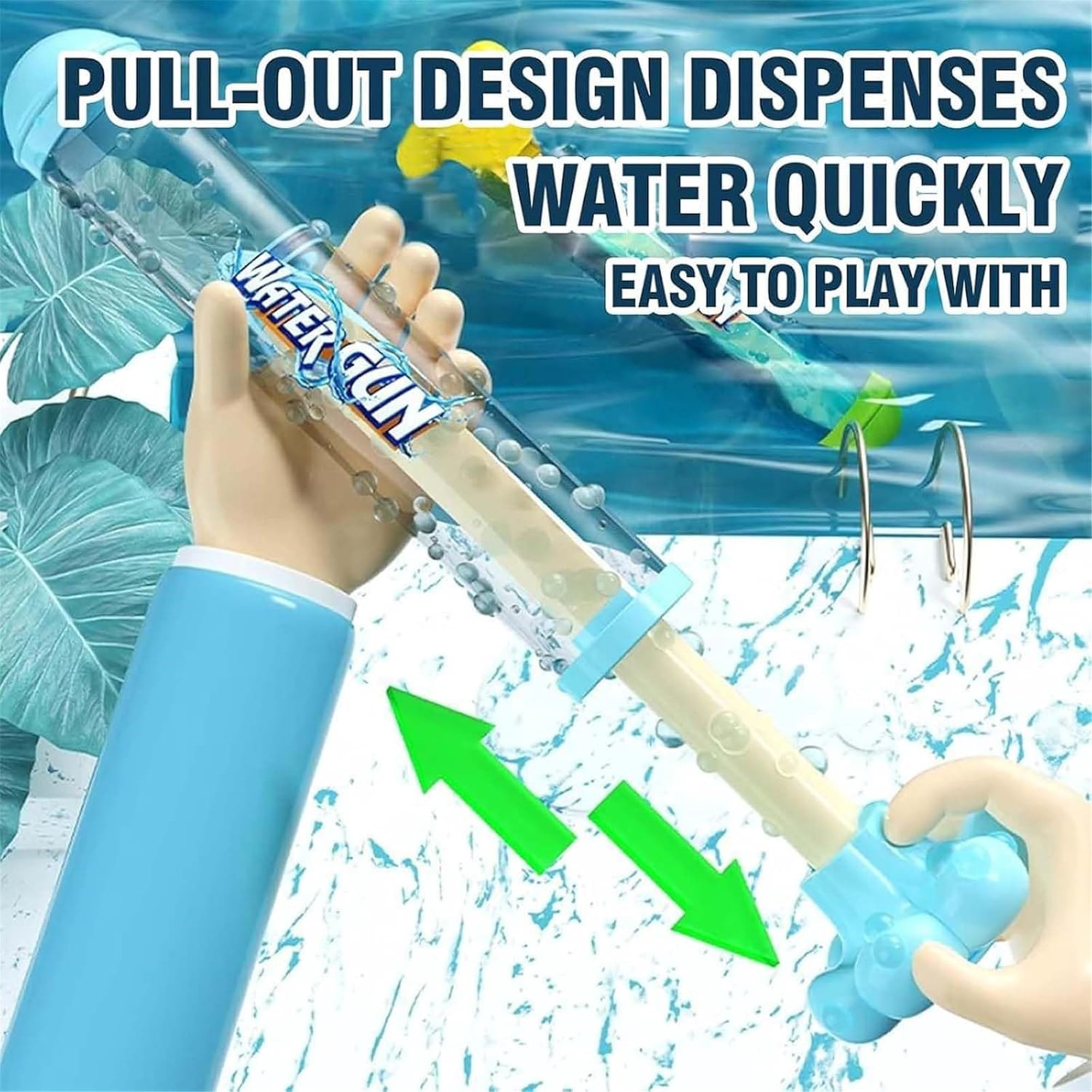 SQDWYGG Firework Water Gun, Fireworks Style Water Spray Toys, Romantic Fireworks Style Water Guns Spray Toy for Couples, Waters Firework Spray Gun Squirter for Party, Interactive Game, etc,4 Pcs Mix