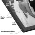 thumbnail image 4 of Americanflat 4x6 Hinge Frame with Shatter-Resistant Glass Hinged Metal Modern Displays Two Photos - Black, 4 of 9