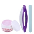 thumbnail image 2 of Nail Polishing and Buffing Set, Shiny Exquisite Nails, Ergonomic Nail Buffer, Light Blue Nail File, Nail Care Kit for Home DIY, Nail Polishing and Smoothing Tools Easter, St. Makeup Organizers, 2 of 4