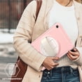 thumbnail image 6 of Kids Friendly Rugged Case for Samsung Galaxy Tab A9+ 11.0" 2023 SM-X210 / SM-X215 / SM-X216, Built-in 360° Rotatable Stand-Hand/Pencil Holder Heavy Duty Protection Cover for Tab A9+, Pink, 6 of 18