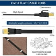 thumbnail image 6 of Cat 8 Ethernet LAN Cable 50 ft for Gaming, RJ45 High Speed Flat Network Cable for PS Xbox PC Internet Router Modem, 6 of 7