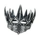 thumbnail image 5 of Corona Tiaras góticas Corona de tiara de Halloween para fiesta de disfraces Fiesta de graduación Mujeres Plata Yuyangstore Corona gótica, 5 of 8