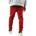 thumbnail image 4 of Ma Croix Men's Premium Slim Fit Fleece Jogger Sweatpants with Elastic Bottom, 4 of 8