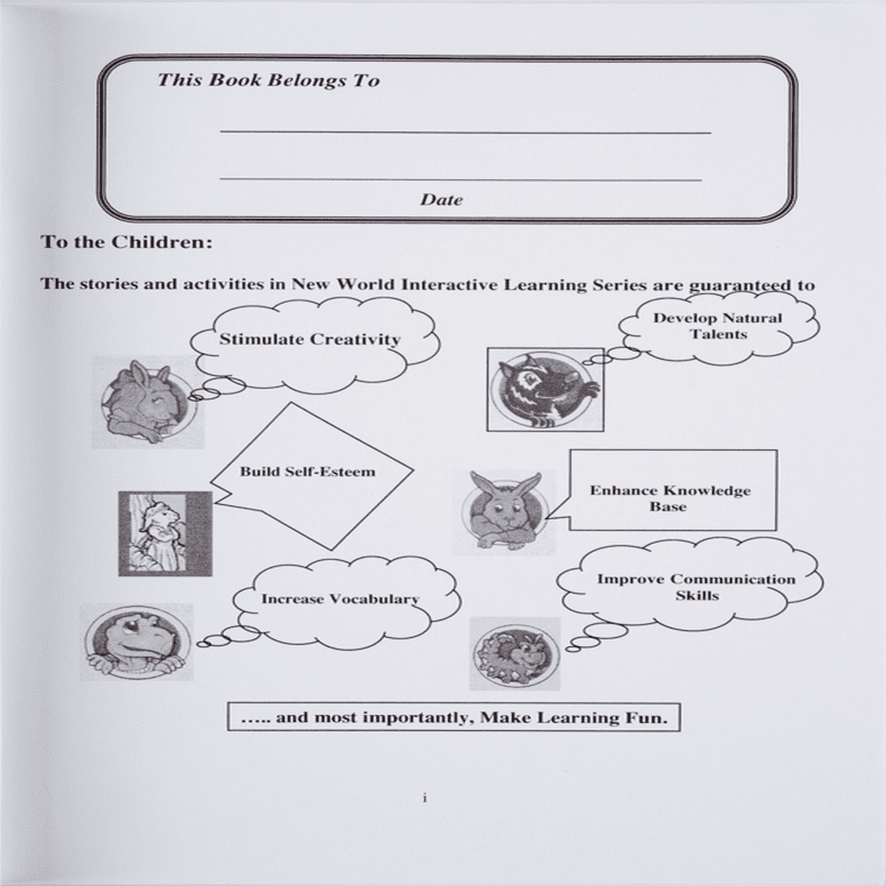 A+ Children's Interactive Reading-Activity Coloring Books With Music CD Grades 3-5-Perfect Bind Paperbacks.