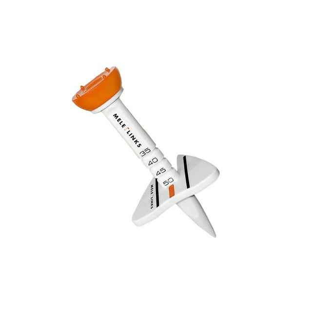 Youkk Support de Balle de Golf Portable Hauteur Réglable Cadeau Golfs Étanche Mini Golf Clou Aides Accessoire Balles Clou Orange
