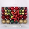 thumbnail image 2 of Juego de adornos navideños baratos, venta al por mayor, personalizados de lujo, adornos navideños decorativos, decoración, bolas de Navidad impresas inastillables, 2 of 3