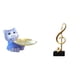 thumbnail image 1 of Bandeja de gato, oso, estatua de resina, llavero, figura de escritorio, escultura de nota musical para organizar llaves, dulces y artículos pequeños,, 1 of 8