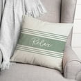 thumbnail image 3 of Creative Products Relax Linen Green 16 x 16 Indoor / Outdoor Pillow, 3 of 3