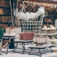 thumbnail image 6 of Extra Large 3 Tier Serving Tray Set, 24x22x9.7 inch Cupcake Fruit Cookie Dessert Table Display Stands Melamine Tiered Platters Food Trays for Party Buffet Entertaining, White, 6 of 7
