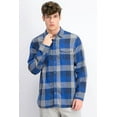 thumbnail image 4 of Flag & Anthem BLUE/GRAY Benton Long Sleeves Shirt, US Large, 4 of 9