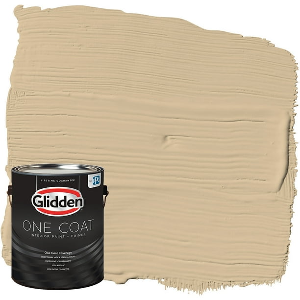 Glidden One Coat Interior Paint and Primer, Pony Tail / Beige, Gallon