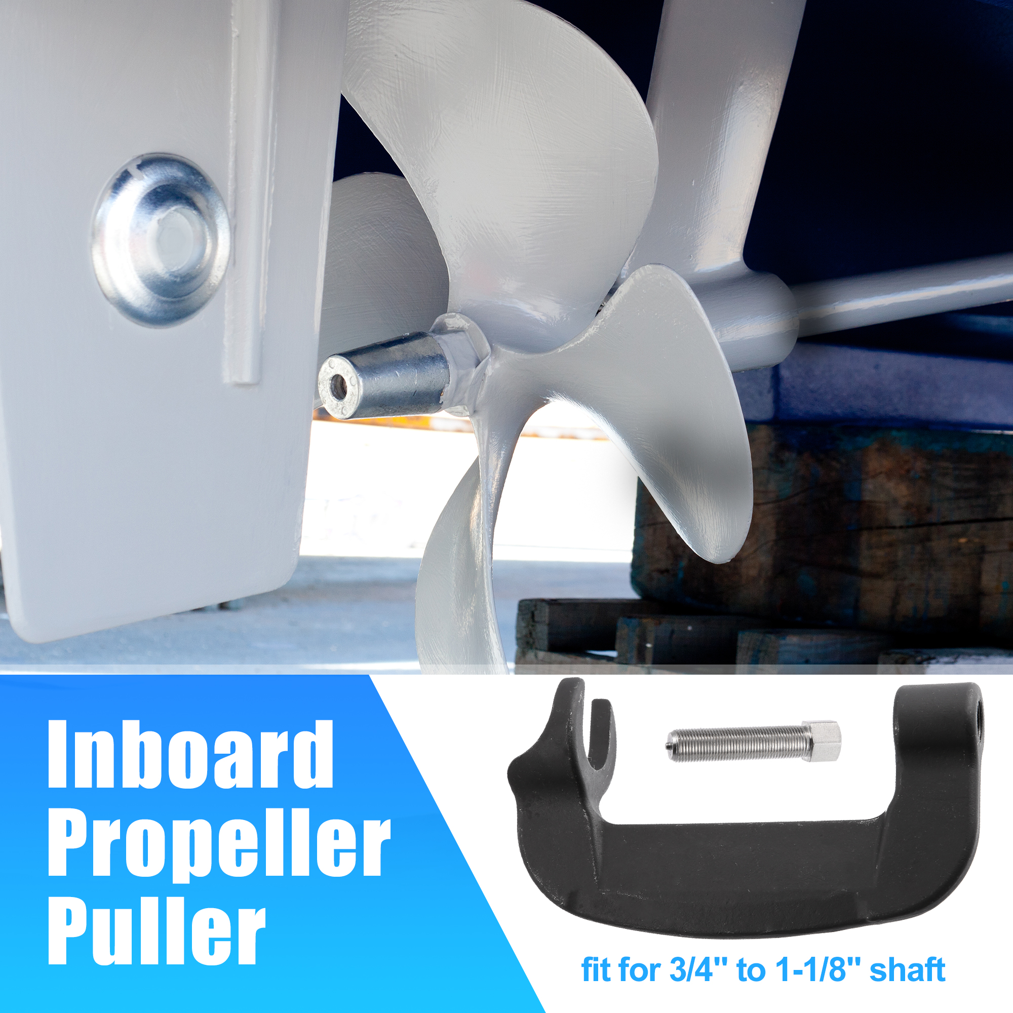 Unique Bargains Inboard Propeller Puller C Clamp Tool for Ski and Wakeboard