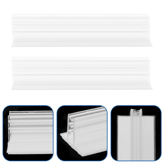 10pcs Advertising Poster Display Stand with Glue on Base for Store Shelf