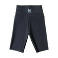 thumbnail image 4 of Zanarzt Toddler Gymnastics Outfit Girls' Spandex Shorts for Athletic Wear for Gym, Dance, Yoga, Volleyball Bike Riding Grey,4-5 Years, 4 of 8