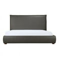 thumbnail image 4 of LUZON QUEEN BED TALL HEADBOARD SLATE VEGAN LEATHER, 4 of 10