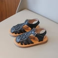thumbnail image 2 of Siilsaa Toddler Girl Shoes Toddler Girls Sandals Little Girls Kids Summer Shoes Toddler Sandals Black,9, 2 of 6