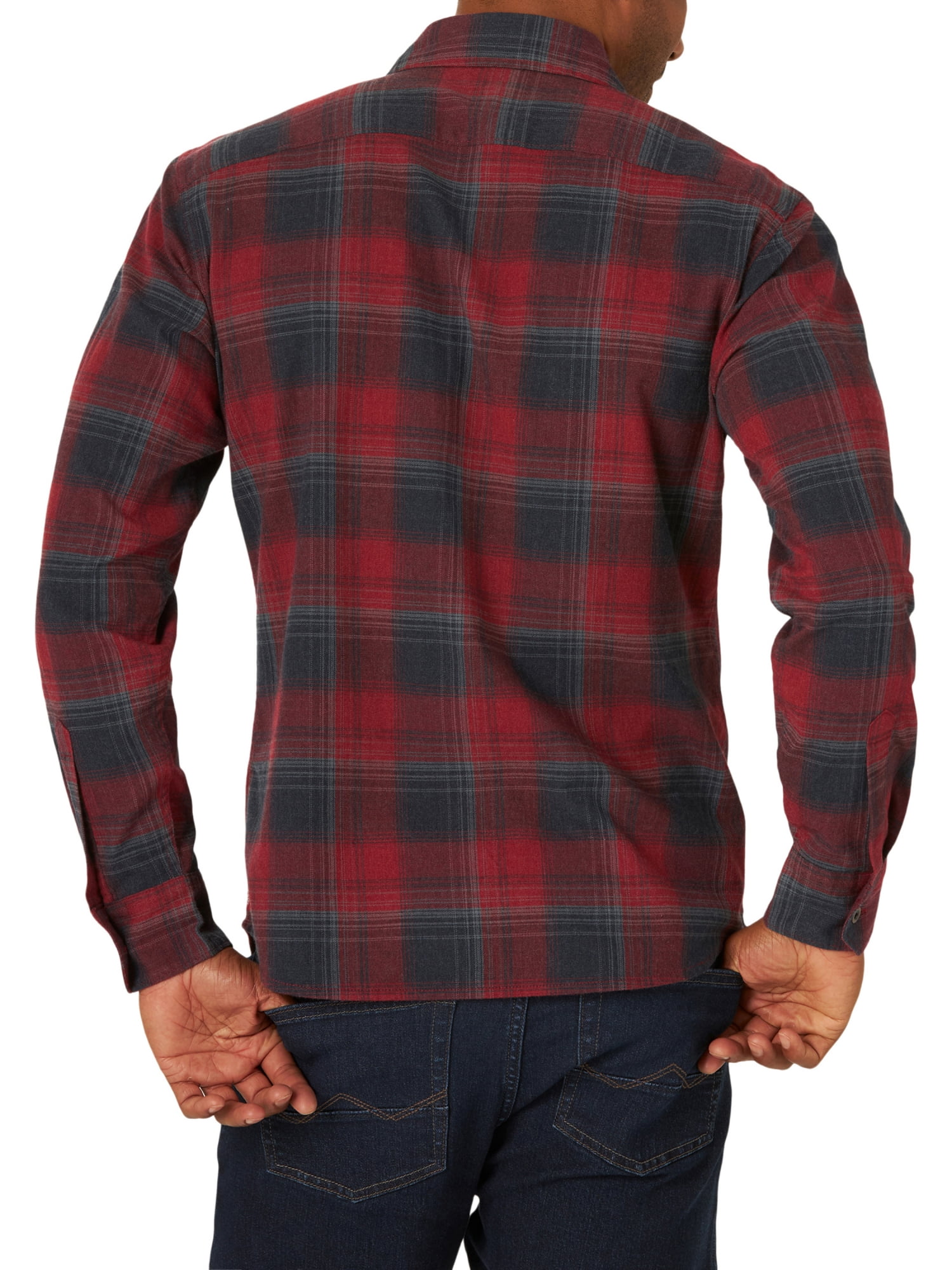 Wrangler Men's Premium Slim Fit Plaid Shirt