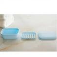 thumbnail image 4 of npkgvia Soap Dish,Bathroom Organizers And Storage,Soap Bar Container Holder Case Travel Dish Storage Drainers Box Cover Dishes Plastic,Bathroom Decor,Clearance, 4 of 5