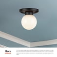 thumbnail image 3 of Alora Lighting Sf407306 Fiore 6" Wide Semi-Flush Globe Ceiling Fixture - Brushed Gold /, 3 of 7