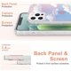 thumbnail image 2 of Funda transparente para iPhone 11 Pro Max, diseño resistente de grado militar, moderna, para mujeres y niñas, a prueba de golpes, con diseño holográfico., 2 of 5