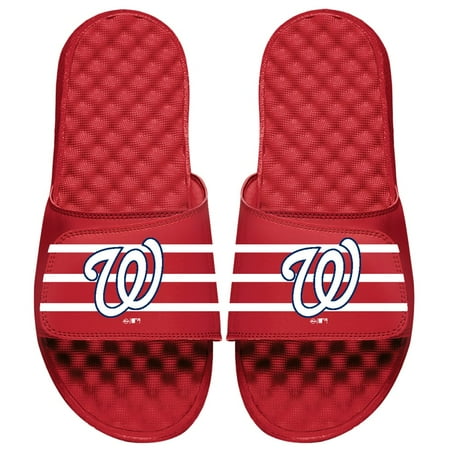 

Washington Nationals ISlide MLB Stripe Slide Sandals - Red
